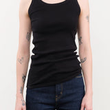 Ichi Antiquities Apparel Womens Lounge Cotton Tank Top in Black Black / One Size