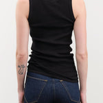 Ichi Antiquities Apparel Womens Lounge Cotton Tank Top in Black Black / One Size