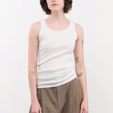 Ichi Antiquities Apparel Womens Lounge Cotton Tank Top in White White / One Size