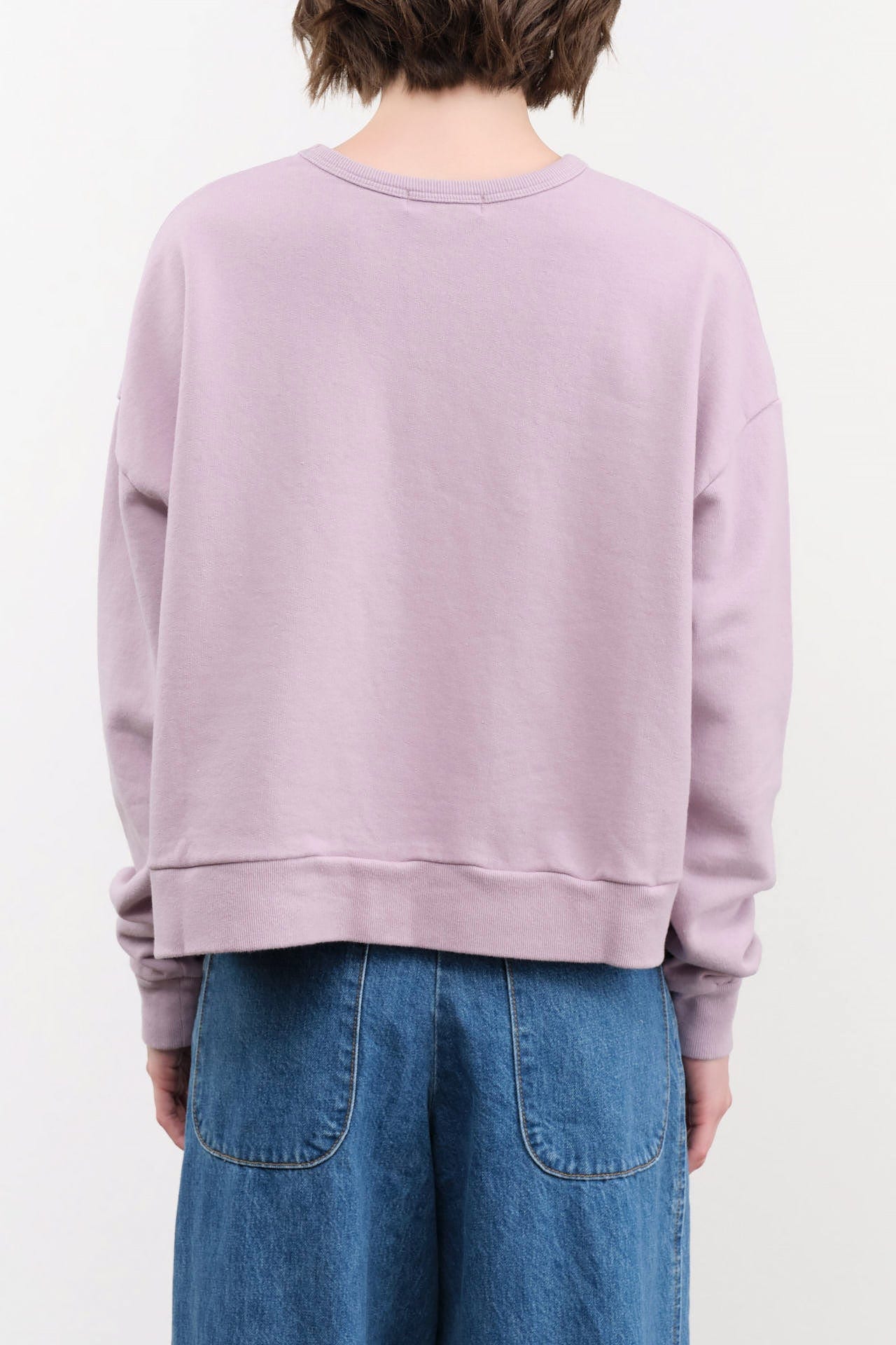 Ichi Antiquities Apparel Womens Lounge French Terry Pullover Lavender / One Size