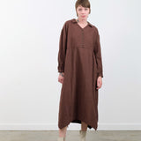 Ichi Antiquities Apparel Womens Dresses Houndstooth Dress Brown / One Size