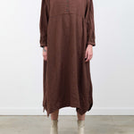 Ichi Antiquities Apparel Womens Dresses Houndstooth Dress Brown / One Size