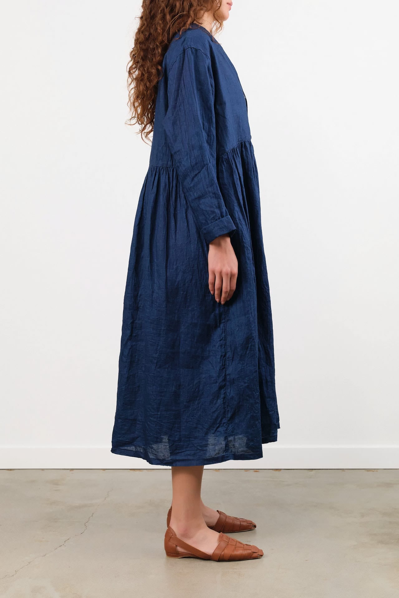 apparel silk linen dress Undyed Silk and Linen Dress | The Compostable Collection