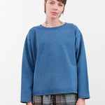 Ichi Antiquities Apparel Womens Blouses Indigo Pullover Indigo / One Size