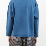 Ichi Antiquities Apparel Womens Blouses Indigo Pullover Indigo / One Size