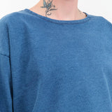 Ichi Antiquities Apparel Womens Blouses Indigo Pullover Indigo / One Size