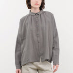 Ichi Antiquities Apparel Womens Blouses Linen Shirt Khaki / One Size