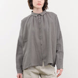 Ichi Antiquities Apparel Womens Blouses Linen Shirt Khaki / One Size