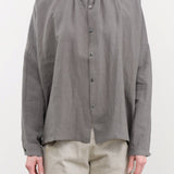 Ichi Antiquities Apparel Womens Blouses Linen Shirt Khaki / One Size