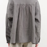 Ichi Antiquities Apparel Womens Blouses Linen Shirt Khaki / One Size