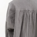 Ichi Antiquities Apparel Womens Blouses Linen Shirt Khaki / One Size