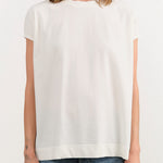 Ichi Antiquities Apparel Womens Blouses Side Split Sleeveless Pullover White / One Size