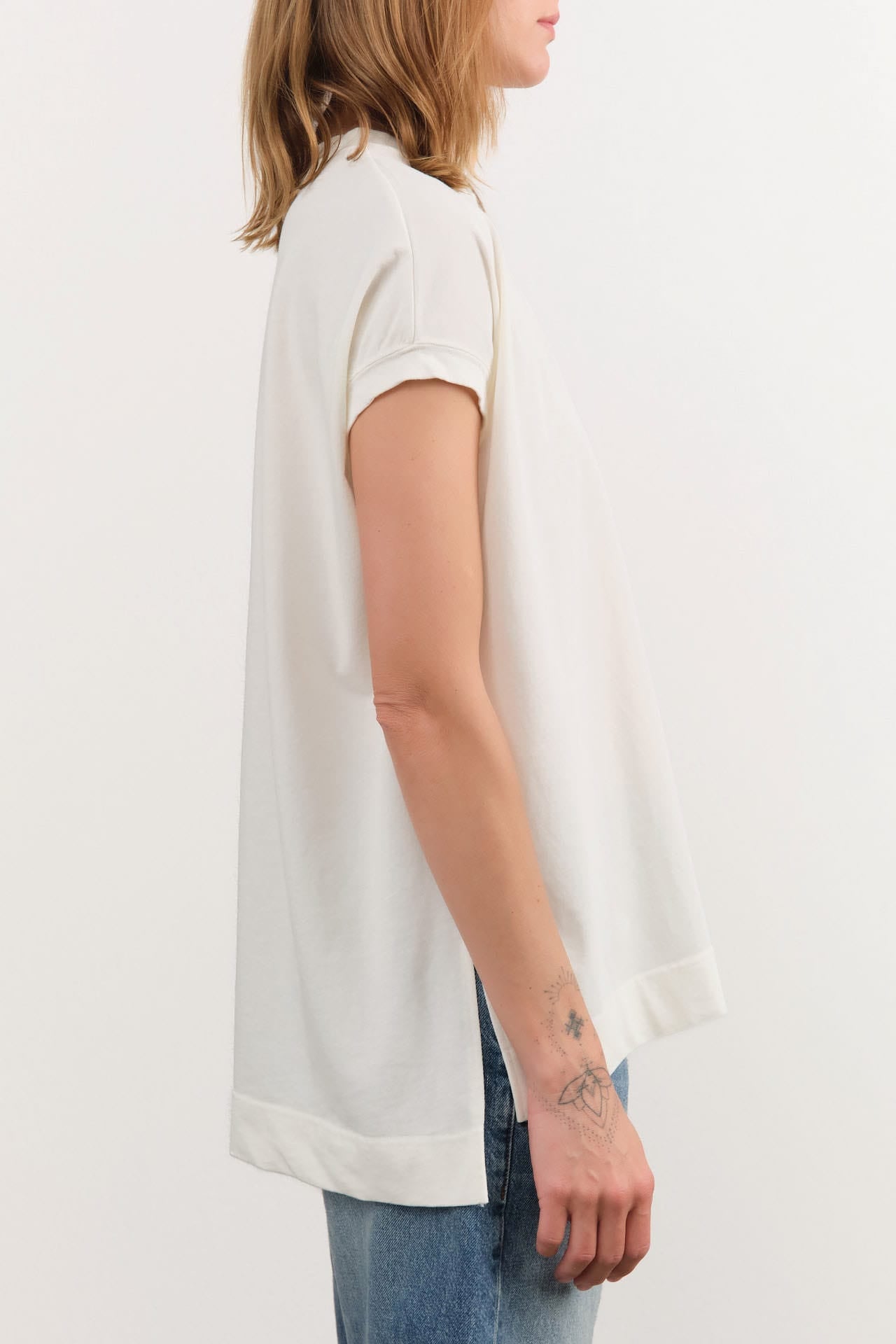 Ichi Antiquities Apparel Womens Blouses Side Split Sleeveless Pullover White / One Size