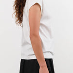 Ichi Antiquities Apparel Womens Tees Sleeveless Pullover White / One Size