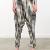 Ichi Antiquities Apparel Womens Lounge Stripe Pants Navy / One Size