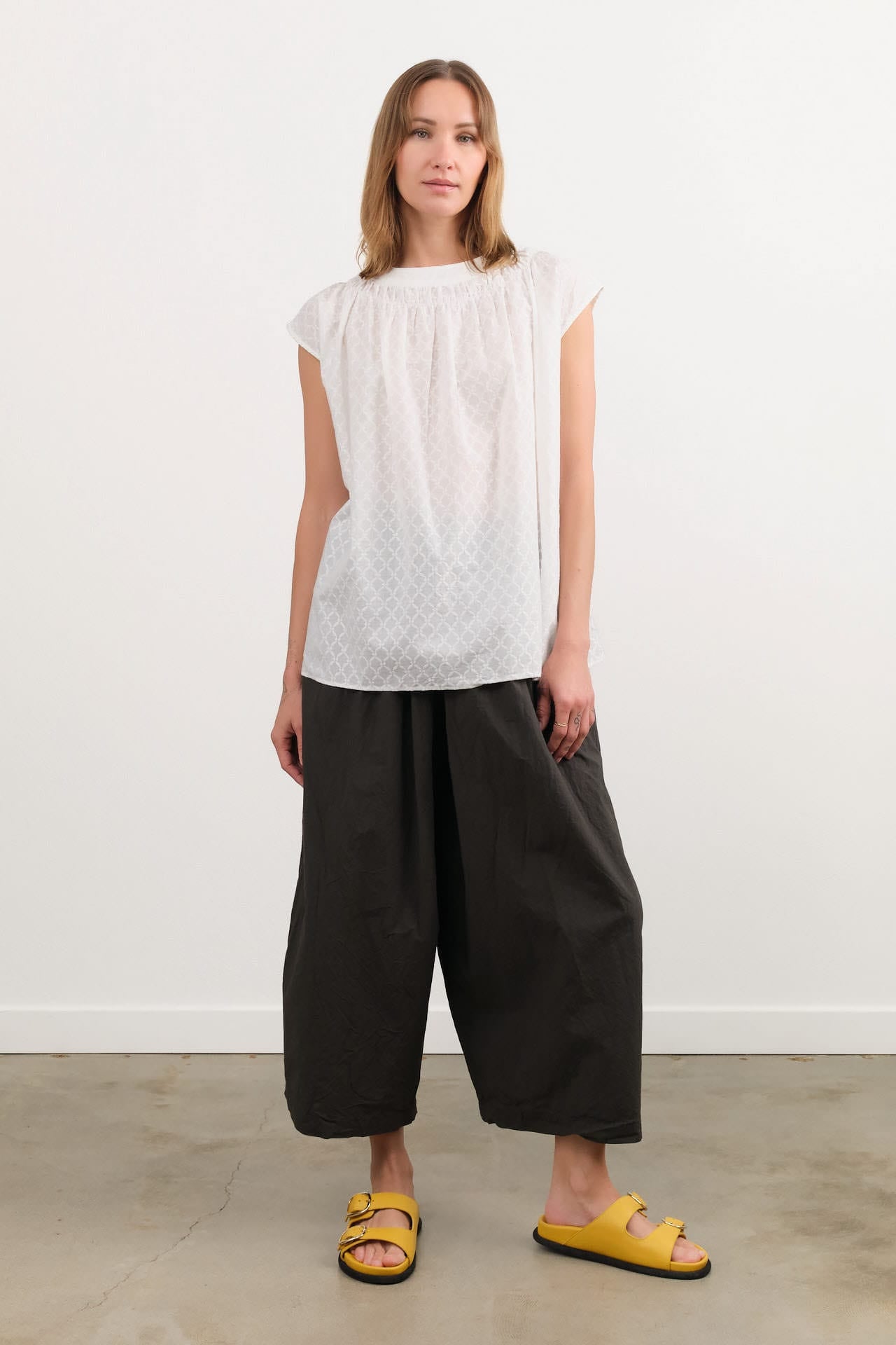 Ichi Antiquities Apparel Womens Pants Typewriter Pants Charcoal / One Size