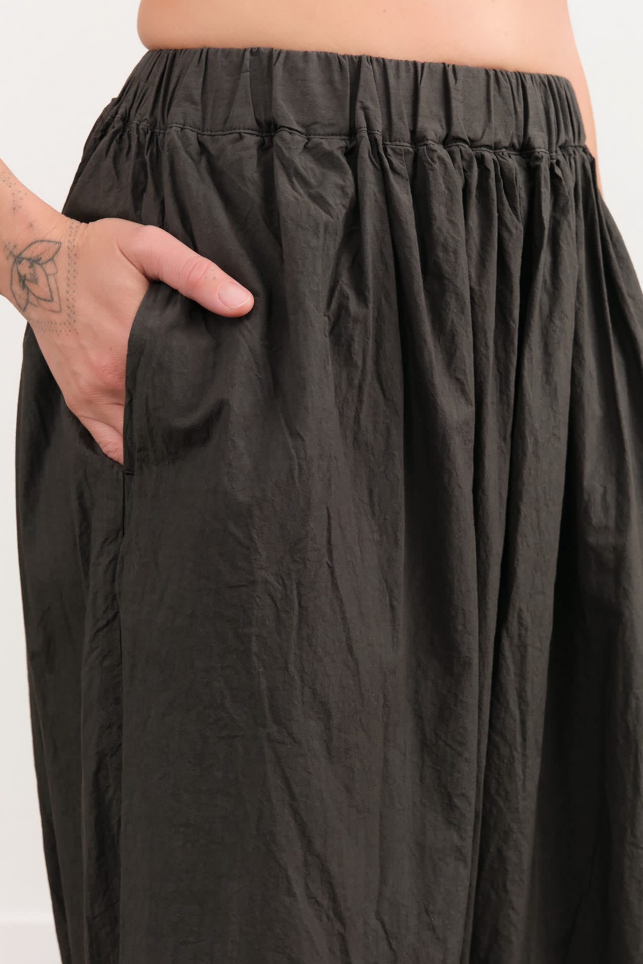 Ichi Antiquities Apparel Womens Pants Typewriter Pants Charcoal / One Size