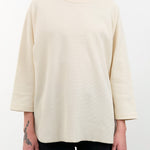 Ichi Antiquities Apparel Womens Blouses Undyed Waffle Pullover Natural / One Size
