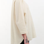 Ichi Antiquities Apparel Womens Blouses Undyed Waffle Pullover Natural / One Size