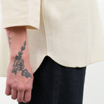 Ichi Antiquities Apparel Womens Blouses Undyed Waffle Pullover Natural / One Size