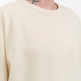 Ichi Antiquities Apparel Womens Blouses Undyed Waffle Pullover Natural / One Size