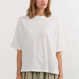 Ichi Antiquities Apparel Womens Tees Wide Knit T-Shirt in White White / One Size