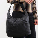 Il Bisonte Accessories Bags Accademia Hobo Shoulder Bag Nero / 12.5" L X 11.5" W X 4.25" D