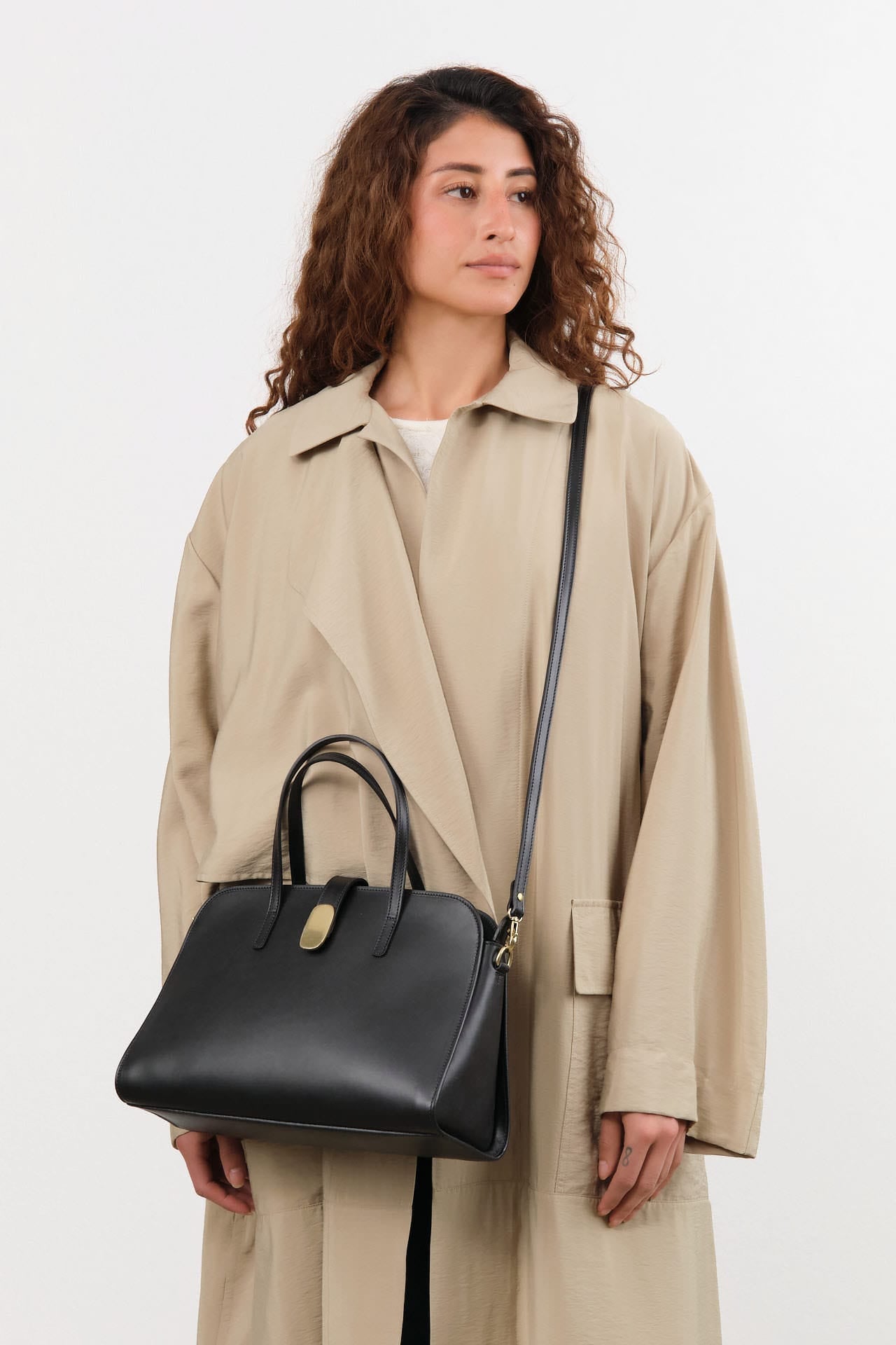 Il Bisonte Accessories Bags Atelier Handbag Nero / 12.5" L X 8.25" W X 5" D