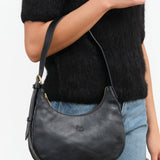 Belcanto Shoulder Bag in Nero