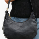 Belcanto Shoulder Bag in Nero