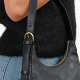 Belcanto Shoulder Bag in Nero