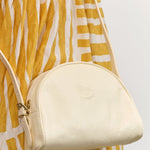 Il Bisonte Accessories Bags Classic Crossbody Bag in Milk Milk / 8.5" L X 6.25" H X 3" D