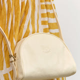 Il Bisonte Accessories Bags Classic Crossbody Bag in Milk Milk / 8.5" L X 6.25" H X 3" D