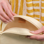 Il Bisonte Accessories Bags Classic Crossbody Bag in Milk Milk / 8.5" L X 6.25" H X 3" D