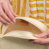 Il Bisonte Accessories Bags Classic Crossbody Bag in Milk Milk / 8.5" L X 6.25" H X 3" D