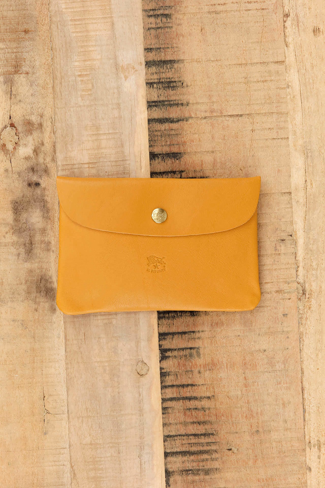 Il Bisonte Accessories Wallets Classic Envelope Case in Giallo Narciso Giallo Narciso