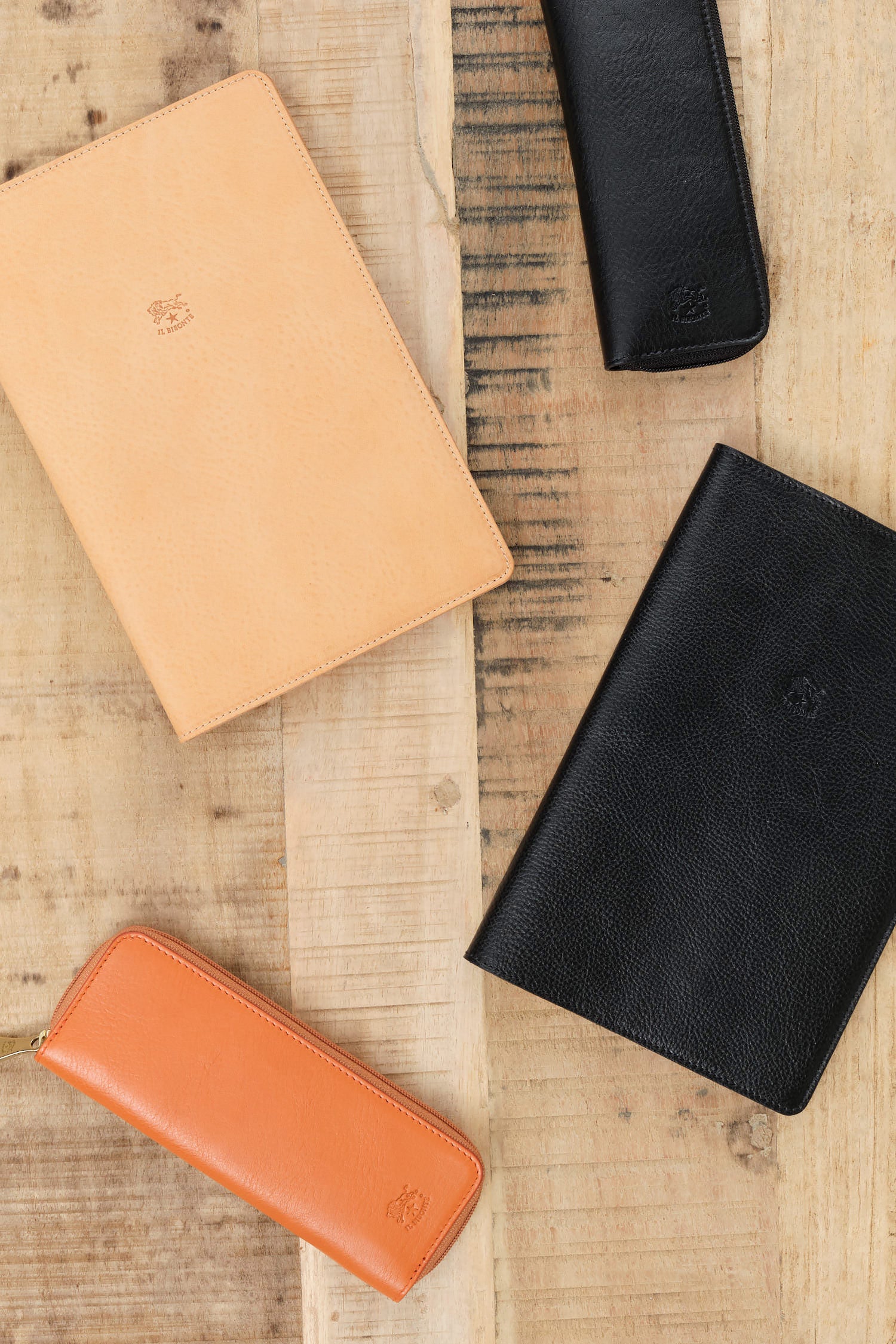 Il Bisonte Classic Notebook in Naturale and Nero