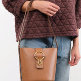 Il Bisonte Accessories Bags Consuelo Bucket Bag Chocolate / 9.5" L X 8" W X 4.75" D