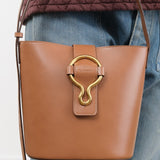 Il Bisonte Accessories Bags Consuelo Bucket Bag Chocolate / 9.5" L X 8" W X 4.75" D