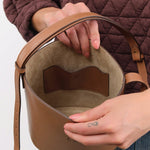 Il Bisonte Accessories Bags Consuelo Bucket Bag Chocolate / 9.5" L X 8" W X 4.75" D