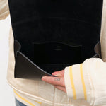 Il Bisonte Accessories Bags Consuelo Clutch Bag in Nero Nero / 9.5" L X 6.25" W 1.5" D