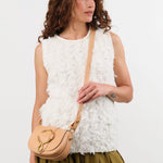 Il Bisonte Accessories Bags Consuelo Crossbody Bag in Naturale Naturale / 7" L X 6" W X 2.75" D