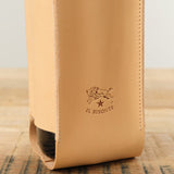 Il Bisonte Home Bar Accessories Cowhide Bottle Holder Naturale / 11.5" L X 3" W X 3" D