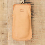 Il Bisonte Leather Glasses Case in Naturale