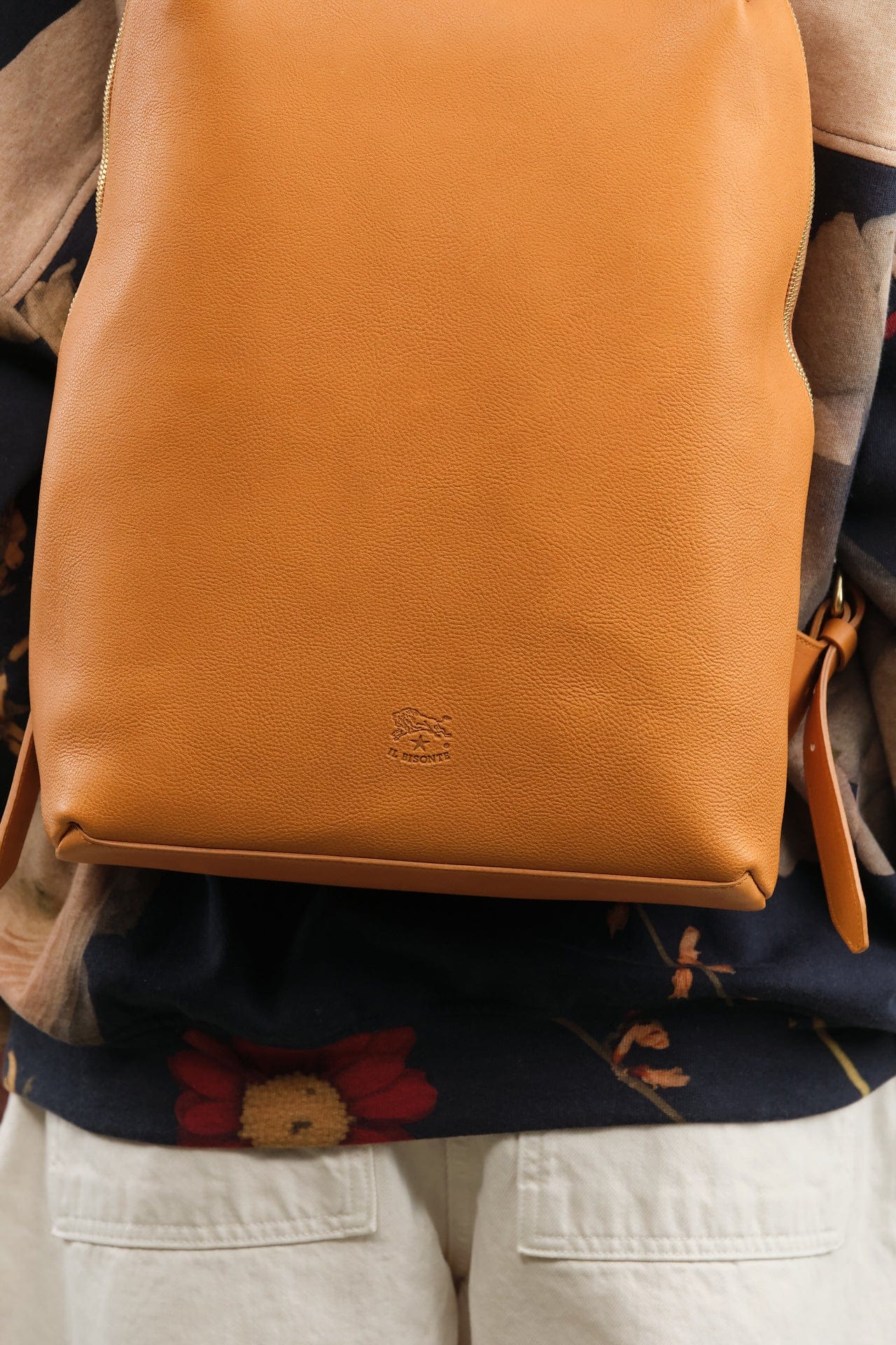Il Bisonte Accessories Bags Duccio Backpack Bag Naturale / 11" L X 15.5" H X 4.25" D