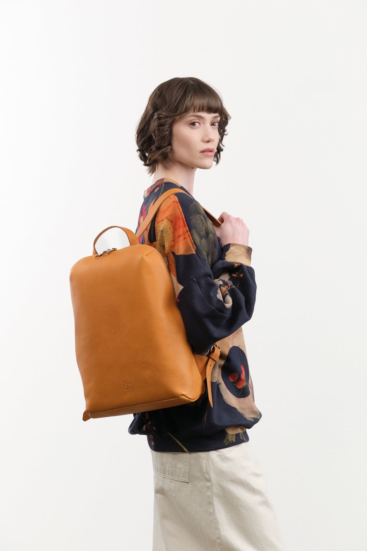 Il Bisonte Accessories Bags Duccio Backpack Bag Naturale / 11" L X 15.5" H X 4.25" D