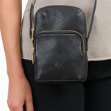 Nero Duccio Crossbody Bag by Il Bisonte