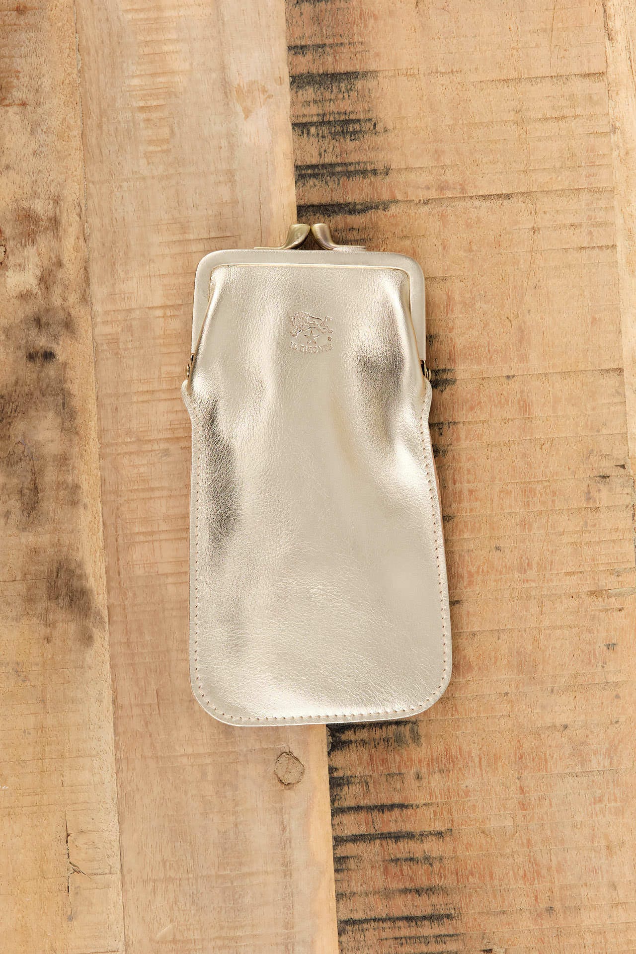 Il Bisonte Accessories Sunglasses Glasses Case Metallic Platinum