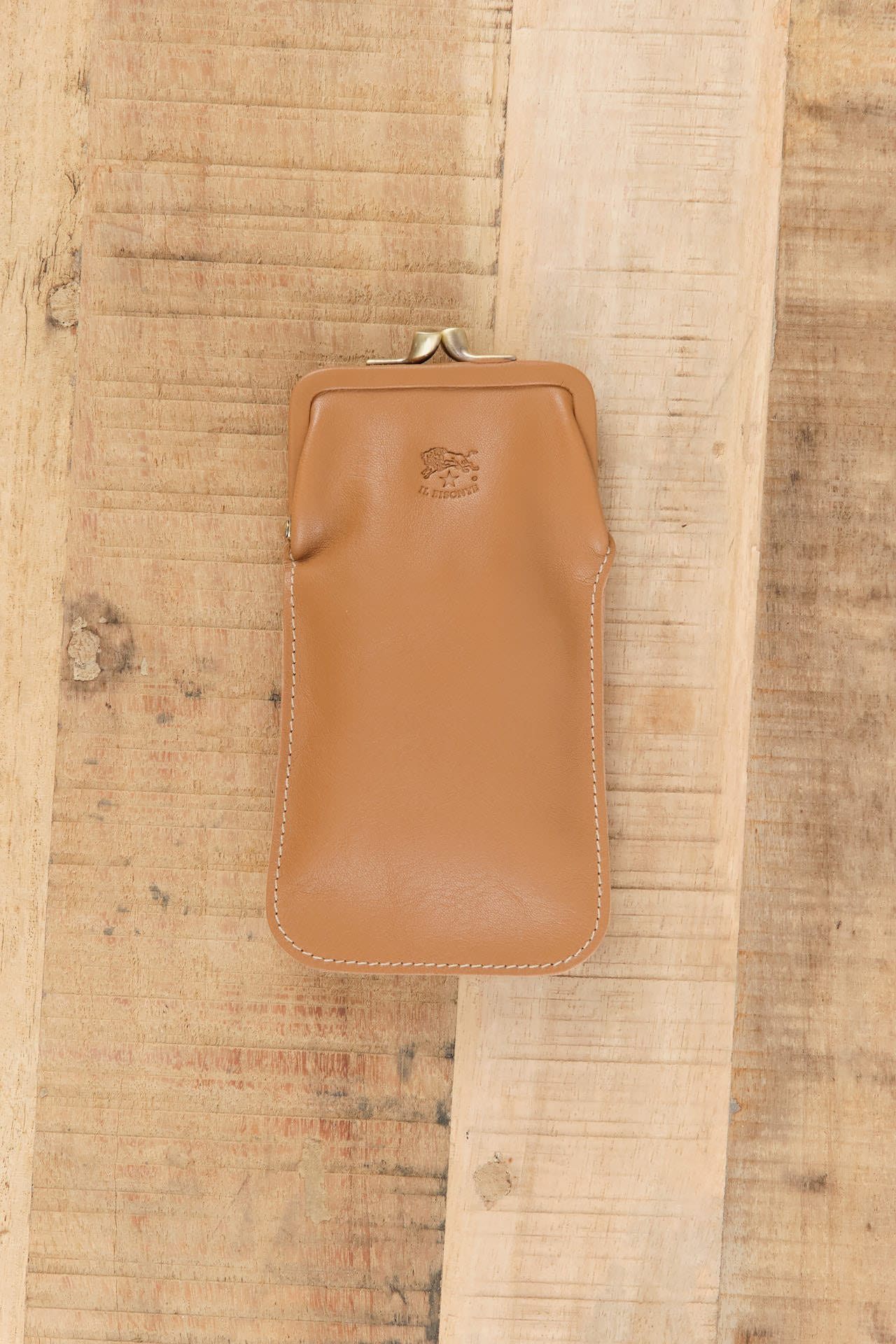 Il Bisonte Accessories Sunglasses Glasses Case Gianduia / 6.75" L X 3.5" H X .75" D
