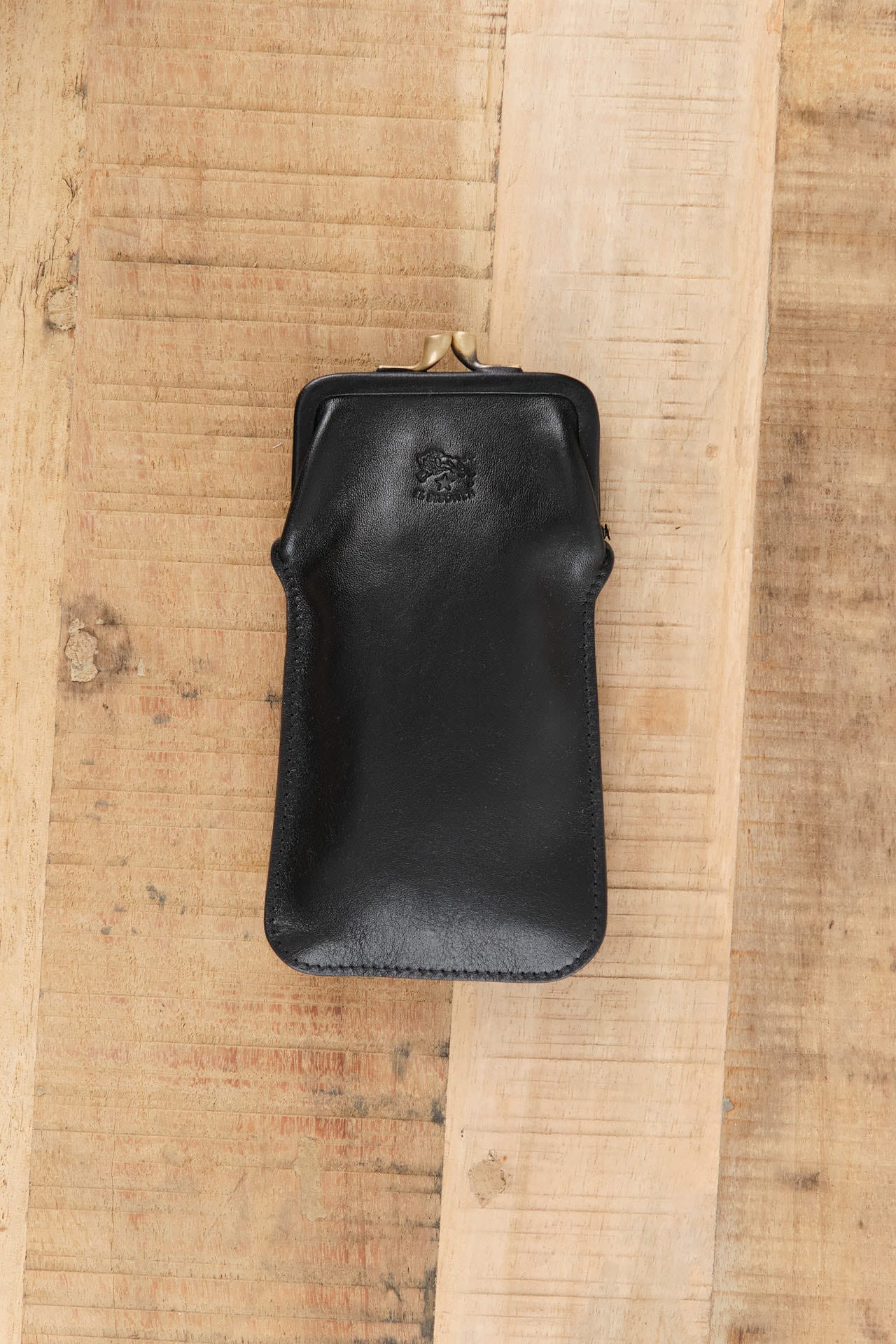 Il Bisonte Accessories Sunglasses Glasses Case Nero / 6.75" L X 3.5" H X .75" D